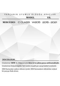 Resim Mercedes W205 için Orta Konsol Perdesi-GRİ 