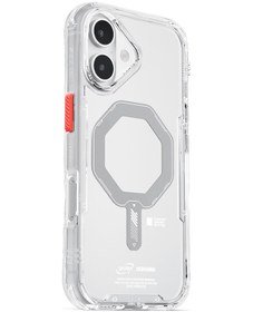 Resim İphone 17 Uyumlu Kılıf M-safe Şarj Özellikli Şeffaf Airbag Skinarma Saido Mag-charge Kapak Şeffaf 