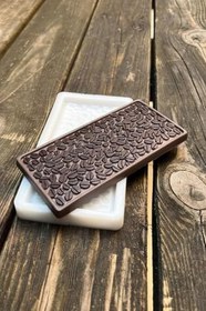 Resim Rufus Concept Kahveli Tablet Çikolata Silikon Mum Kalıbı 