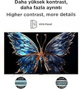 Resim TCL 65 inç Akıllı TV 65T6C 4K QLED Renkli Quantum Crystal HDR10+ Oyun Google TV, Dolby Vision Atmos, DTS Virtual X, MEMC, Sesli Kontrol, Game Master ve İnce Tasarım (2025 Modeli) 