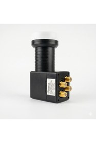 Resim Atlanta Ultra+ Quad Dörtlü Dört Çıkışlı LNB (Gold F Konnektör/4 Uydu Alıcıda Kullanım) 