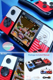 Resim Utelips 666 Oyunlu Retro Nostanji Konsol Kaliteli Oyunlar Hediyelik Mini Joystick 2 Kişilik Konsol Set Cihaz 