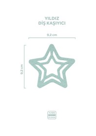 Resim Silikon Diş Kaşıyıcı Yıldız Spring Yeşil 