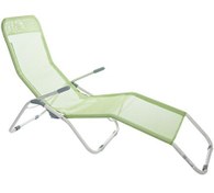 Resim AndOutdoor Tumbona Katlanır Yeşil Şezlong 