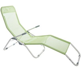 Resim AndOutdoor Tumbona Katlanır Yeşil Şezlong 