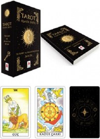 Resim Tarot - Klasik Deste 78 Kart ve Anahtar Kitap- Delta Kültür Yayınevi 