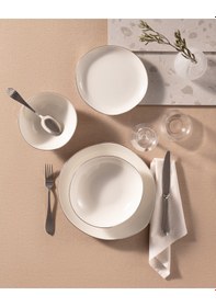 Resim Madame Coco Alette 6 Kişilik 24 Parça Yemek Takımı - Gümüş 8684427055588 Çok Renkli 