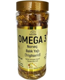 Resim Naturlife Omega 3 Norveç Balık Yağı 200 Kapsül 
