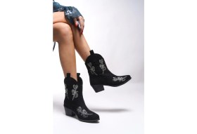 Resim Riccon Braureas Kadın Nakışlı Western Bot 0012708 