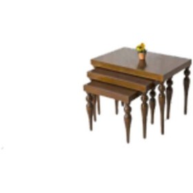 Resim Zigon Osm Elit Model Parlak Ceviz Kayın Ince Torna Ayak Itinalı P 