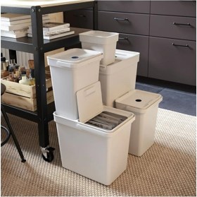 Resim PremiumPort Pratik 10 Lt Çöp ve Atık Ayırma Kutusu, Modern ve Şık Tasarım 