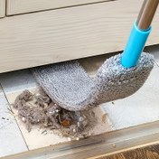 Resim 1 Adet Mikrofiber Uzatılabilir Saplı Toz Fırçası, Islak/Kuru Temizlik Seti, Mobilya, Koltuk, Yatak Odası, Mutfak İçin Esnek Aralık Aracı – Pil Gerekmez 