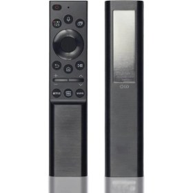Resim Samsung BN59-01357L Siyah Uzaktan Kumanda – Güneş Enerjili, Şarj Edilebilir, Bluetooth ve Sesli Kontrol Özellikli 