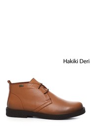 Resim Gönderi(r) Kadın Açık Taba Oxford Kalıp Kauçuk Taban Hakiki Deri Bot 