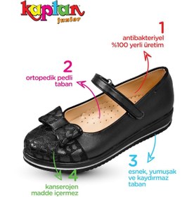 Resim KAPTAN JUNIOR Kız Çocuk Ortopedik Ayakkabı Babet P 