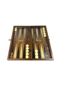 Resim Helena Wood Art Eko Klasik El Yapımı Damalı Ahşap Tavla Ve Satranç Seti 