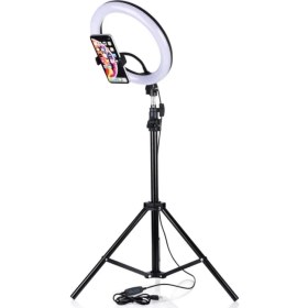 Resim Dymax 10 Inc Ring Light Led Selfie Işığı Tripod 