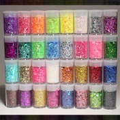 Resim 32 Şarjlı Parıltılı Rengarenk Glitter Karışımları 