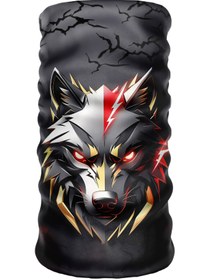 Resim Bebo Store Outdoor Spor , Motosiklet ve Bisiklet Kullananlara Özel Desenli Buff Boyunluk Bandana Balaklava 