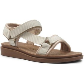 Resim Polaris 166924.z Bej Kadın Comfort Sandalet 166924.z6fx 000000000102252286 