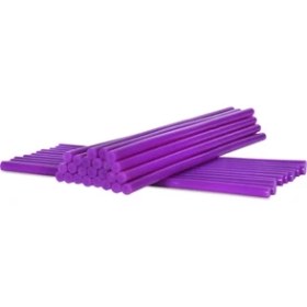 Resim Hayal 11MM Kalın Mum Sıcak Silikon Çubuk Kalın Lila- 10'lu Paket 
