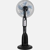 Resim Dlc 90 W Sulu Sistem Kumandalı Zaman Ayarlı Sessiz 3 Kademeli 45 Cm Ayaklı Vantilatör Siyah 
