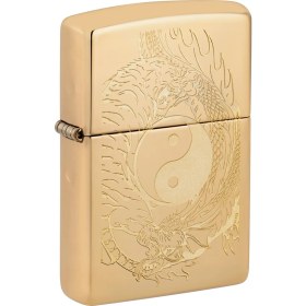 Resim Zippo Çakmak 254B Tiger Dragon Design 49024-073188 