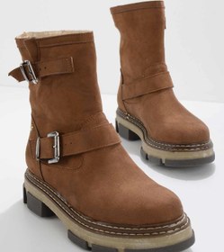Resim Bambi Taba Süet Kadın Bot & Bootie K02538557802 