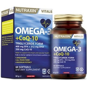 Resim Nutraxcın Omega-3 +Co10 