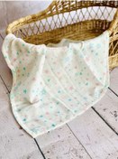 Resim Bambu Çok Amaçlı Müslin Bezi Örtü Battaniye 80X80 Çok Renkli 