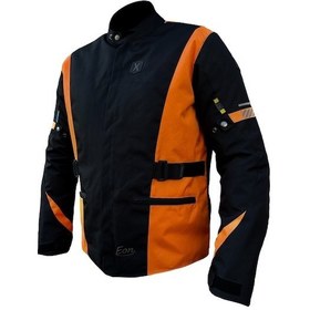 Resim Xspeed Eon Dört Mevsim Korumalı Uzun Motosiklet Montu Turuncu - Siyah 