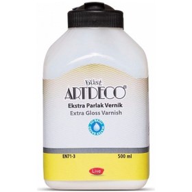 Resim Artdeco Su Bazlı Ekstra Parlak Vernik 500 Ml. 