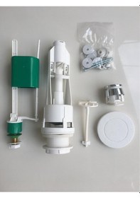 Resim Özbest Basmalı Klozet Rezervuar İç Takım 2 Yıl Garanti Beyaz 