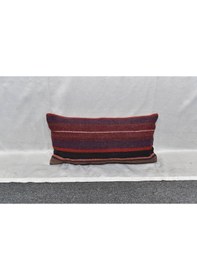 Resim Zehra Abla Halı Yeni El Dokuma Dekoratif Lumbar Kilim Kırlent Yastık Kılıfı 6191 