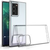 Resim Samsung Galaxy Note 20 Ultra Kılıf Lüx Şeffaf Kamera Lens Korumalı Silikon Kılıf 