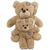 Resim Brown Patches Teddy Bear 20 Cm 
