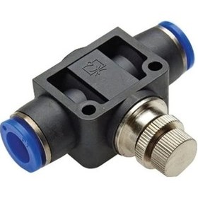 Resim Pnömatik Hat Tipi Hız Ayar Valfi 10mm 