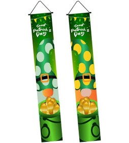 Resim Homyl St Patrick Günü Sundurma Tabelası St. Sınıfın 180cmx30cm 