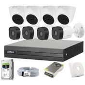 Resim Dahua 8 Kameralı 2 Mp Hdcvı Full Güvenlik Kamera Seti 