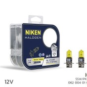 Resim Niken Yellow 12v 55w H3 Halojen Sarı Işık Ampul 2800k 1550 Lumen 