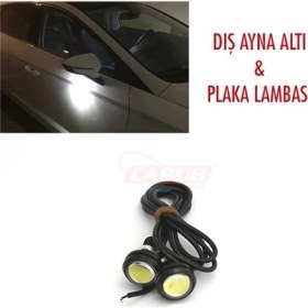 Resim Carub Lamba Ayna Altı Gündüz Farı Cob 2Li 12 V 