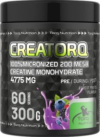 Resim Torq Nutrition Creatorq %100 Micronized Creatine Monohydrate 300 G Orman Meyveli 