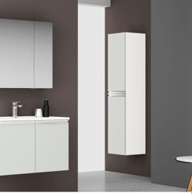 Resim Orka Terme 35 Cm Beyaz Banyo Boy Çamaşır Dolabı Beyaz 