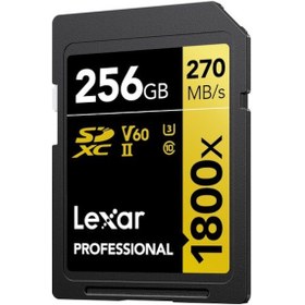 Resim Lexar Gold Series 1800x 256 GB SDXC Class 10 UHS-II Hafıza Kartı 