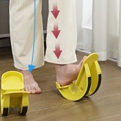 Resim 2 adet Esnek Adım Taşı, Ev Egzersizi Eğimli Ayak Pedali, Hafif Pratik Esneklik Tekerleği, Yoga, Fitness, Kas Masajı için Çok Fonksiyonlu Ayak Kalkanı 