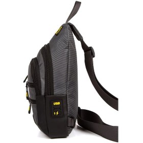 Resim Tuldar Usb Kulaklık Çıkışlı Çapraz Göğüs Ve Omuz Çantası Tul202 Gri 