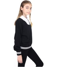 Resim Toontoy Kız Çocuk Okul Sweatshirt Siyah 