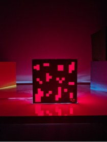 Resim Store Özelleştirilebilir Minecraft Dekoratif Küp Masa Ve Gece Lambası 
