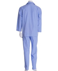 Resim The Don Mavi Renk Poplin Erkek Pijama Takımı 