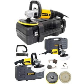 Resim Deko Turkey Dkt1400PL Metal Dişli 180 MM Devir Ayarlı Pasta Cila Polisaj Makinesi 